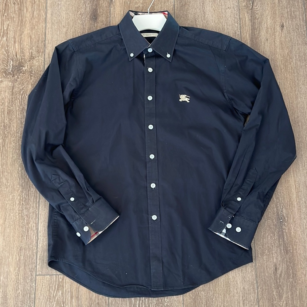 Burberry Black Button Up